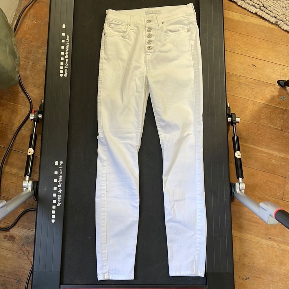 White 7 For All Mankind jeans